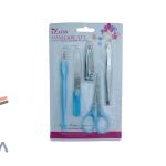 ست مانیکور آبی باکیفیت برای خانم‌ها