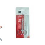 قیچی ابرو تیتانیوم کارتی از جنس تیتانیوم ضد زنگ وبا تیغه های دقیق و دسته ارگونومیک