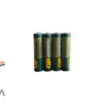 باتری نیم قلم GP آلکالاین 4 عددی