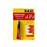 چسب قطره ای رازی مدل Super Glue 3 میل، چسبی همه کاره با قدرت چسبندگی بالا