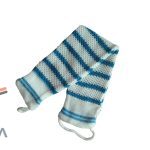 لیف حمام راه راه برای شستشوی کامل بدن دارای کیفیت بالا