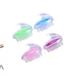 برس ماساژور سر سیلیکونی با دندانه‌های نرم