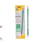 مداد مشکی پاک کن دار بیک 12 عددی