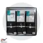 جوراب جعبه دار مشکی 12 عددی