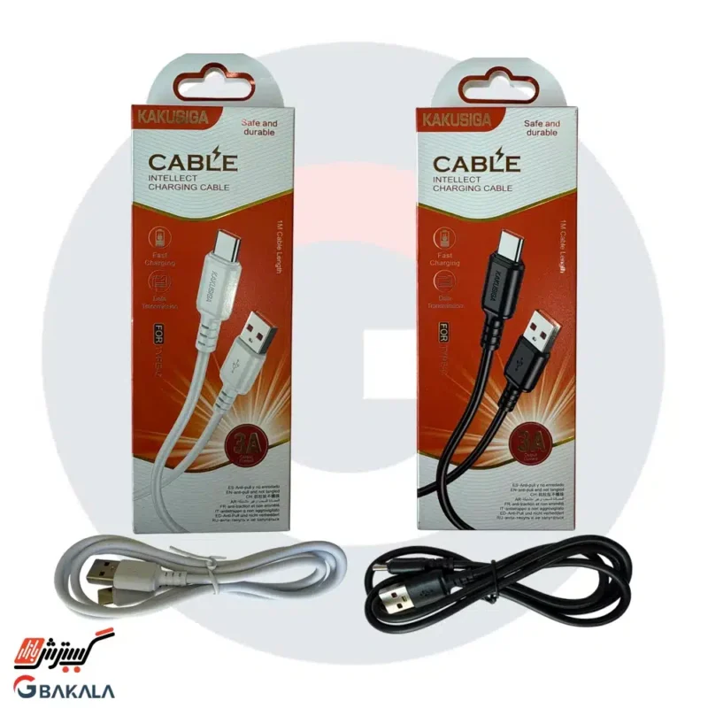 کابل شارژر جبه دار کاکاسیگا Type-C - Image 1