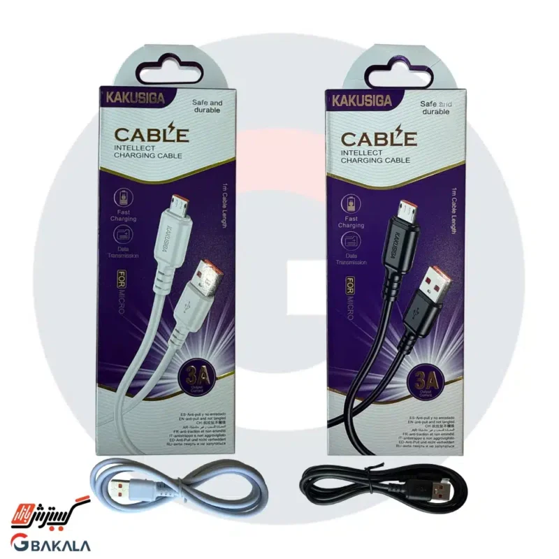کابل شارژر جعبه دار کاکاسیگا Micro - Image 1