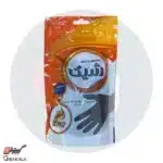 دستکش نیتریل مشکی شیک سایز مدیوم بسته 10 عددی