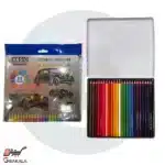 مداد رنگی تخت بیسیک 24 رنگ