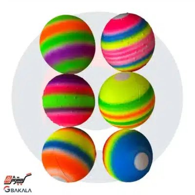 توپ بادی رنگی 6 عددی