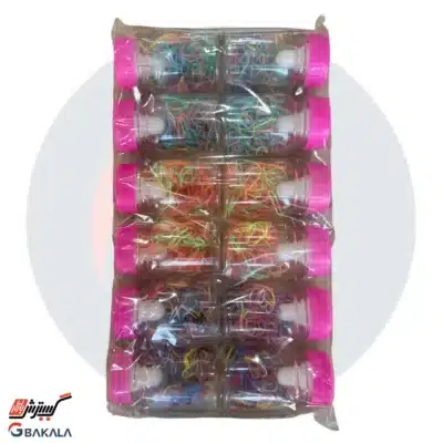 کش چهل گیس پستانکی ساده 12 عددی