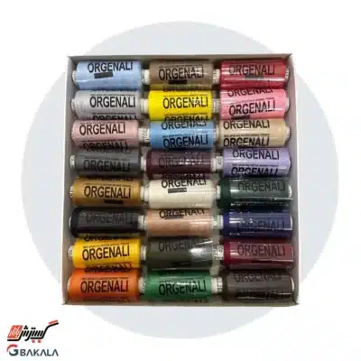 نخ خیاطی رنگی 24 عددی