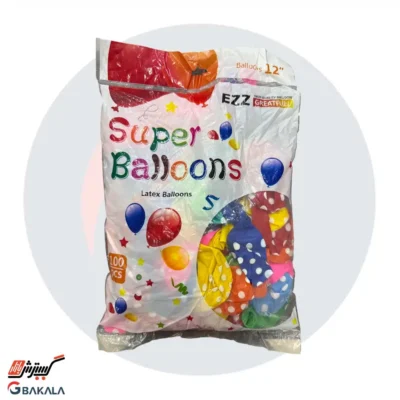 بادکنک خالدار 100 عددی